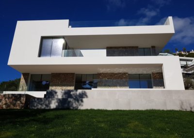 Revestimiento de fachada Sistema SATE en vivienda de Calviá – Palma de Mallorca